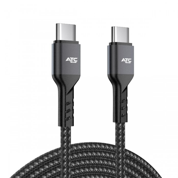 ATC-C1 Καλώδιο Φόρτισης & Sync Type C/C 60W 1m ATC-C1 Καλώδιο Φόρτισης & Sync Type C/C 60W 1m