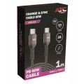 ATC-C1 Καλώδιο Φόρτισης & Sync Type C/C 60W 1m ATC-C1 Καλώδιο Φόρτισης & Sync Type C/C 60W 1m