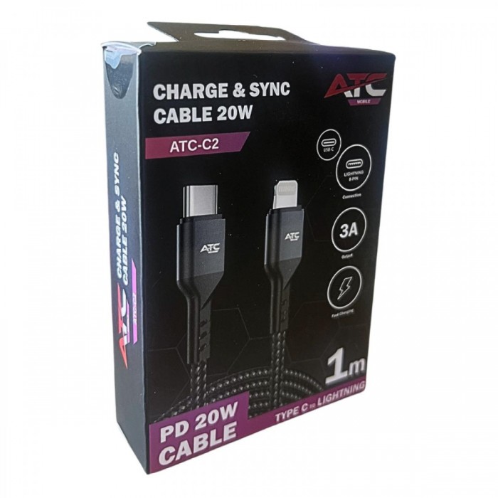ATC-C2 Charge & Sync Cable Type C/L 20W ATC-C2 Charge & Sync Cable Type C/L 20W