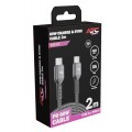 ATC-C7 Καλώδιο Φόρτισης & Συγχρονισμού USB Type-C σε Type-C 60W 2m ATC-C7 Καλώδιο Φόρτισης & Συγχρονισμού USB Type-C σε Type-C 60W 2m