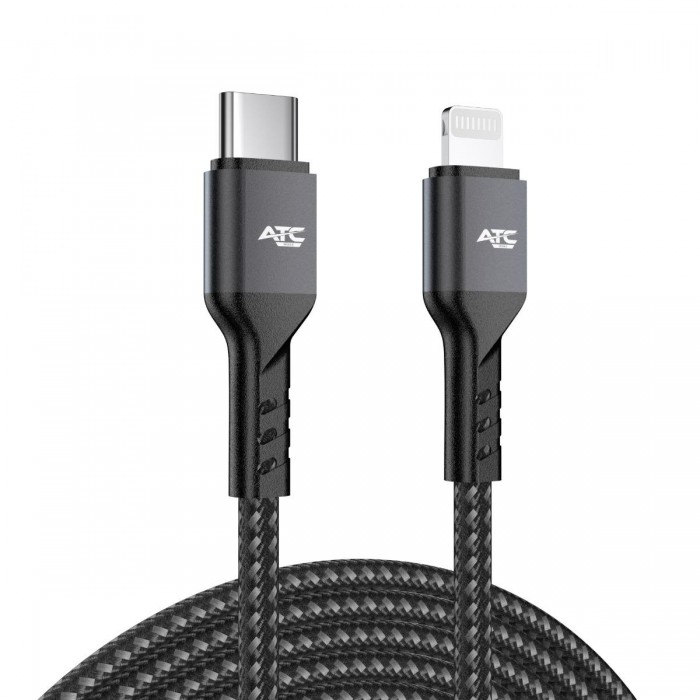 ATC-C9 Καλώδιο Φόρτισης & Συγχρονισμού USB-C σε Lightning 20W 2m ATC-C9 Καλώδιο Φόρτισης & Συγχρονισμού USB-C σε Lightning 20W 2m