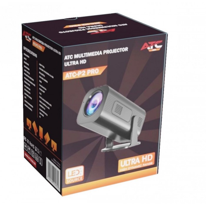 ATC P2 Pro Προτζέκτορας Πολλαπλών Μέσων Ultra HD