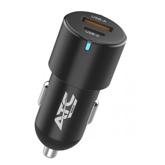 ATC-CA04 Φορτιστής Αυτοκινήτου USB-A & Type-C 100W ATC-CA04 Φορτιστής Αυτοκινήτου USB-A & Type-C 100W