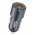 ATC-CA06 Φορτιστής Αυτοκινήτου USB-A & Type-C 60W ATC-CA06 Φορτιστής Αυτοκινήτου USB-A & Type-C 60W