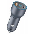 ATC-CA09 Φορτιστής Αυτοκινήτου με 2 Θύρες USB-A & Type-C και LED Οθόνη 42.5W ATC-CA09 Φορτιστής Αυτοκινήτου με 2 Θύρες USB-A & Type-C και LED Οθόνη 42.5W