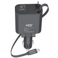 ATC-CA16 Φορτιστής Αυτοκινήτου 45W USB-A & Type-C με Επεκτεινόμενο Καλώδιο Lightning & Type-C ATC-CA16 Φορτιστής Αυτοκινήτου 45W USB-A & Type-C με Επεκτεινόμενο Καλώδιο Lightning & Type-C