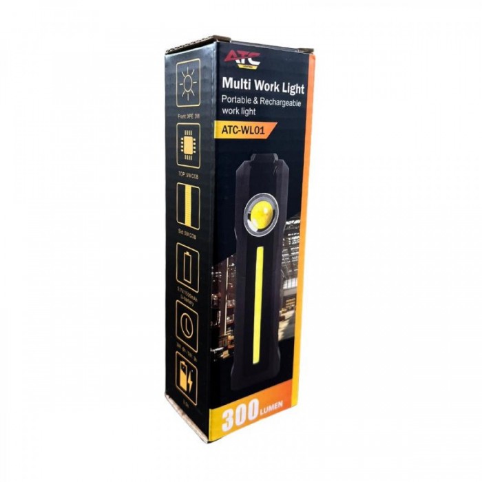 ATC-WL01 Πολυχρηστικός Φακός Εργασίας 300 Lumens ATC-WL01 Πολυχρηστικός Φακός Εργασίας 300 Lumens