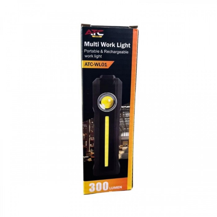 ATC-WL01 Πολυχρηστικός Φακός Εργασίας 300 Lumens ATC-WL01 Πολυχρηστικός Φακός Εργασίας 300 Lumens