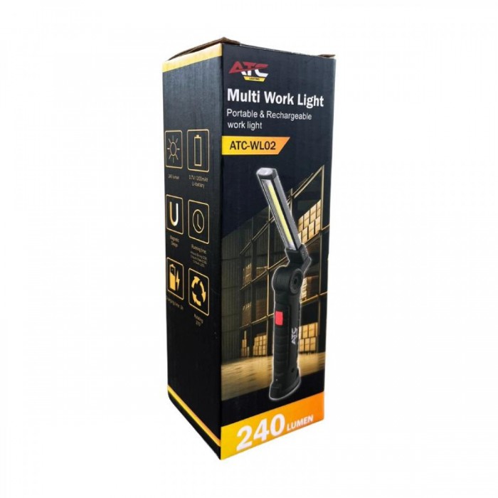 ATC-WL02 Πολυχρηστικός Φακός Εργασίας 240 Lumens ATC-WL02 Πολυχρηστικός Φακός Εργασίας 240 Lumens