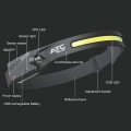 ATC-HL01 Φακός Κεφαλής 360° με Aισθητήρα Kίνησης ON/OFF 350 Lumens