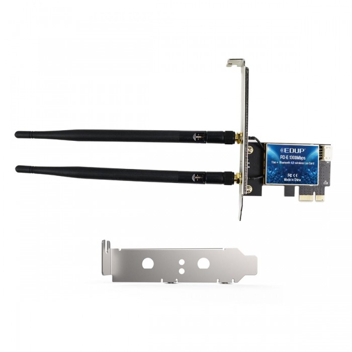 EDUP EP-9632 AC1200 WiFi + Bluetooth 4.2 Network Card EDUP EP-9632 AC1200 WiFi + Bluetooth 4.2 Network Card