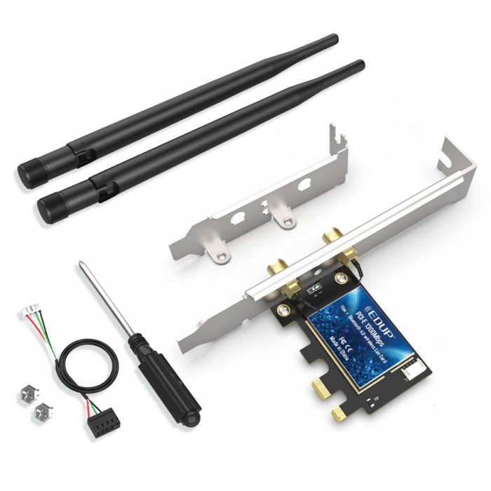 EDUP EP-9632 AC1200 WiFi + Bluetooth 4.2 Network Card EDUP EP-9632 AC1200 WiFi + Bluetooth 4.2 Network Card