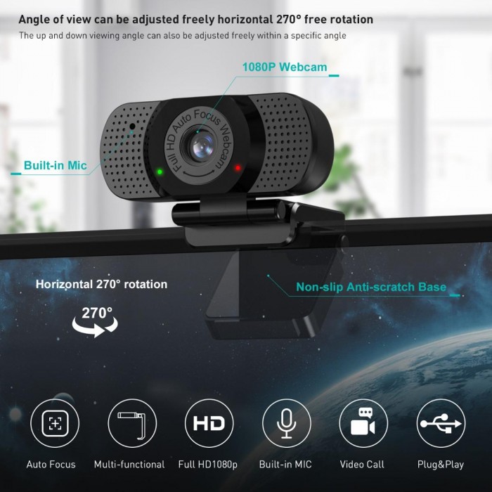 EDUP EP-1080P8 Auto Focus 1080P USB WEBCAM EDUP EP-1080P8 Auto Focus 1080P USB WEBCAM