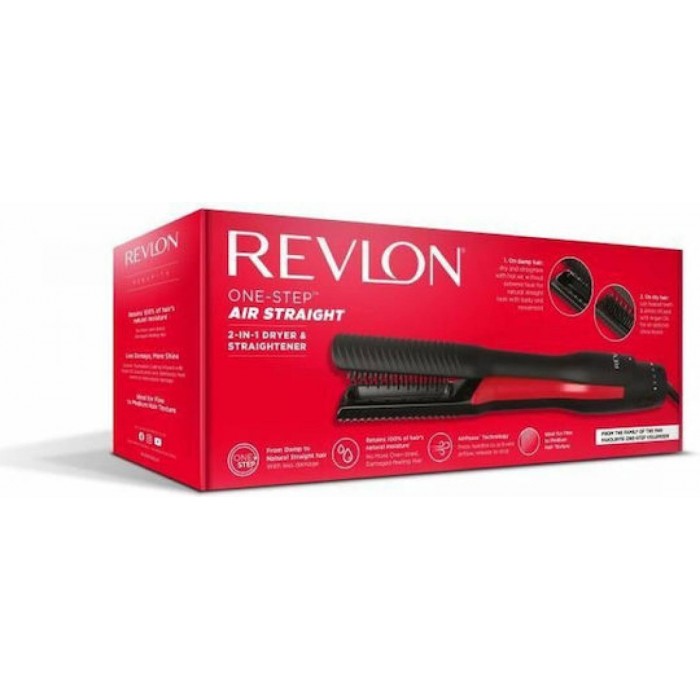 Revlon One Step AirStraight Ισιωτικό Μαλλιών Μαύρο