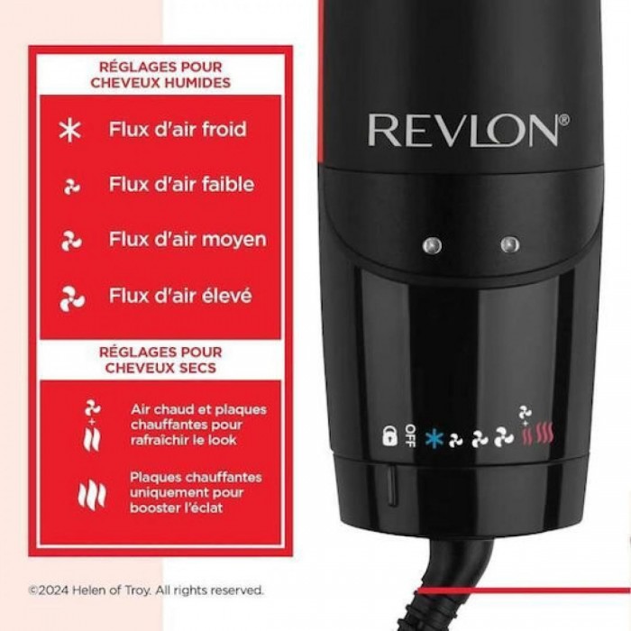 Revlon One Step AirStraight Ισιωτικό Μαλλιών Μαύρο