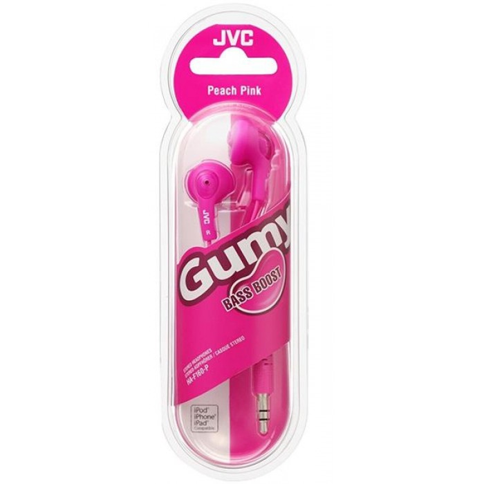 JVC HA-F160-A-E Ακουστικά In ear Ροζ JVC HA-F160-A-E Ακουστικά In ear Ροζ