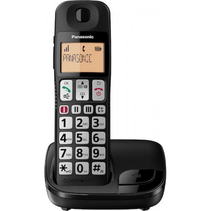 Panasonic KX-TGE310SPB Ασύρματο Τηλέφωνο Μαύρο Panasonic KX-TGE310SPB Ασύρματο Τηλέφωνο Μαύρο