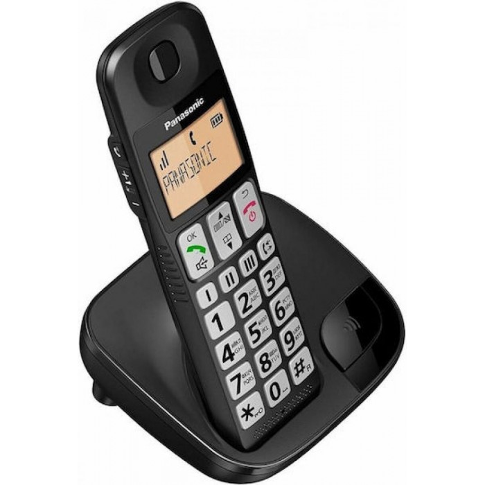 Panasonic KX-TGE310SPB Ασύρματο Τηλέφωνο Μαύρο Panasonic KX-TGE310SPB Ασύρματο Τηλέφωνο Μαύρο