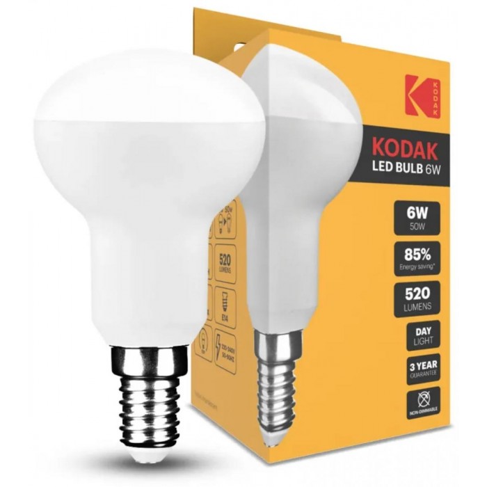 KODAK Max LED Izzo Λάμπα R50 6W E14 120° 6000K (520 lumen)