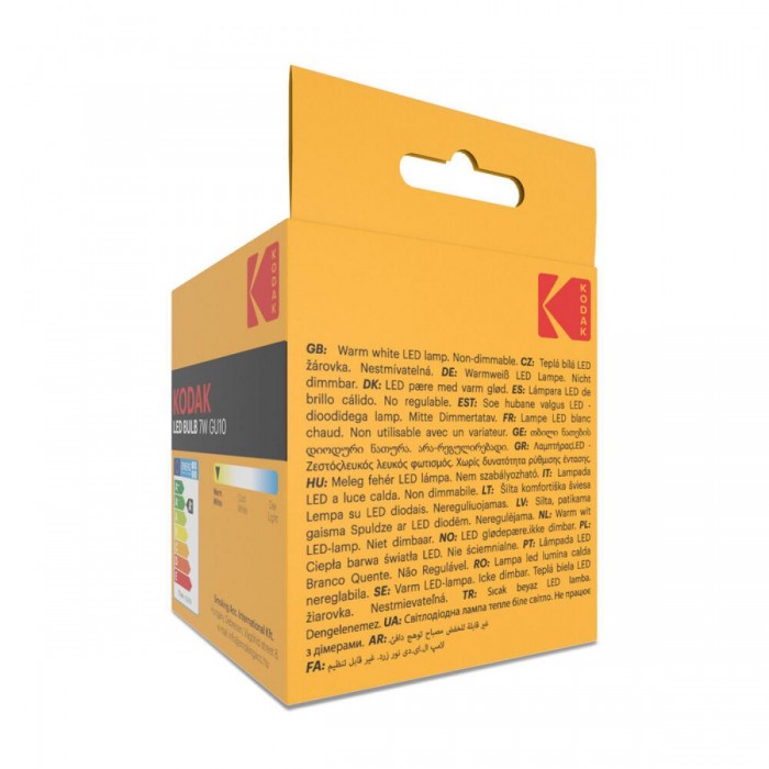 KODAK Max LED Spot Λαμπτήρας GU10  από Αλουμίνιο & Πλαστικό 100° 2700K 520lm