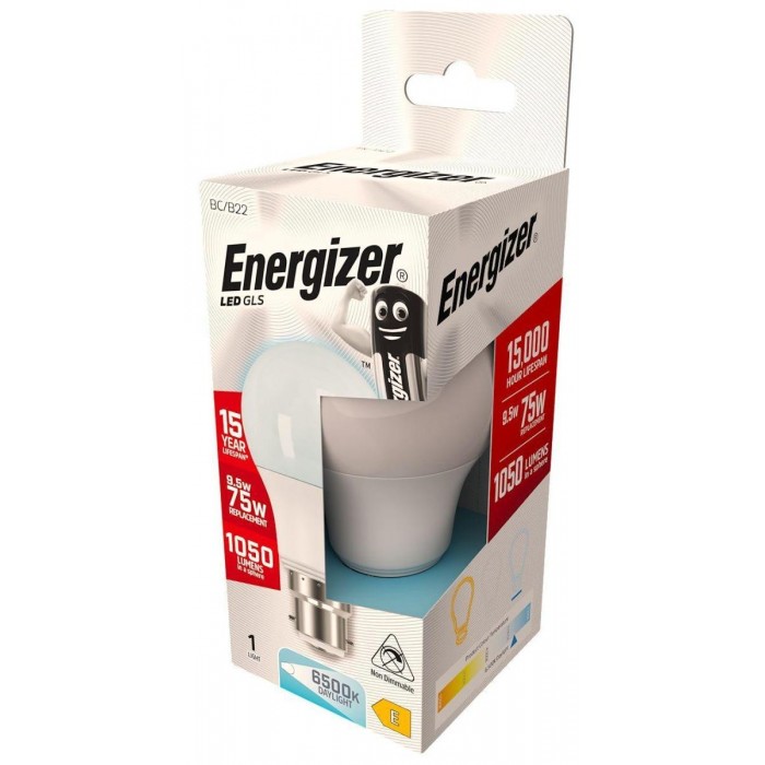 ENERGIZER WIN S9425 LED GLS (A60) B22 75W 1055LM 6500K ENERGIZER WIN S9425 LED GLS (A60) B22 75W 1055LM 6500K