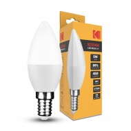KODAK Λαμπτήρας LED Max τύπου κερί C37 5W E14 270° 6000K (450 lumen) KODAK Λαμπτήρας LED Max τύπου κερί C37 5W E14 270° 6000K (450 lumen)