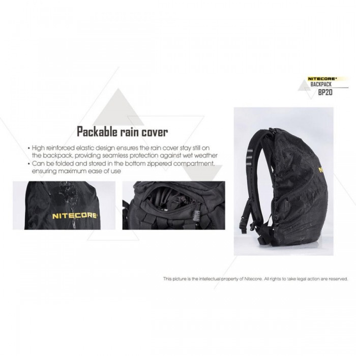 Nitecore Σακίδιο Πλάτης BP20 Μαύρο Nitecore Σακίδιο Πλάτης BP20 Μαύρο