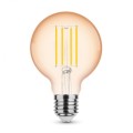 Modee Lighting LED Σφαιρική Λάμπα Filament Amber G80 4W E27 320° 1800K (360 lumen)