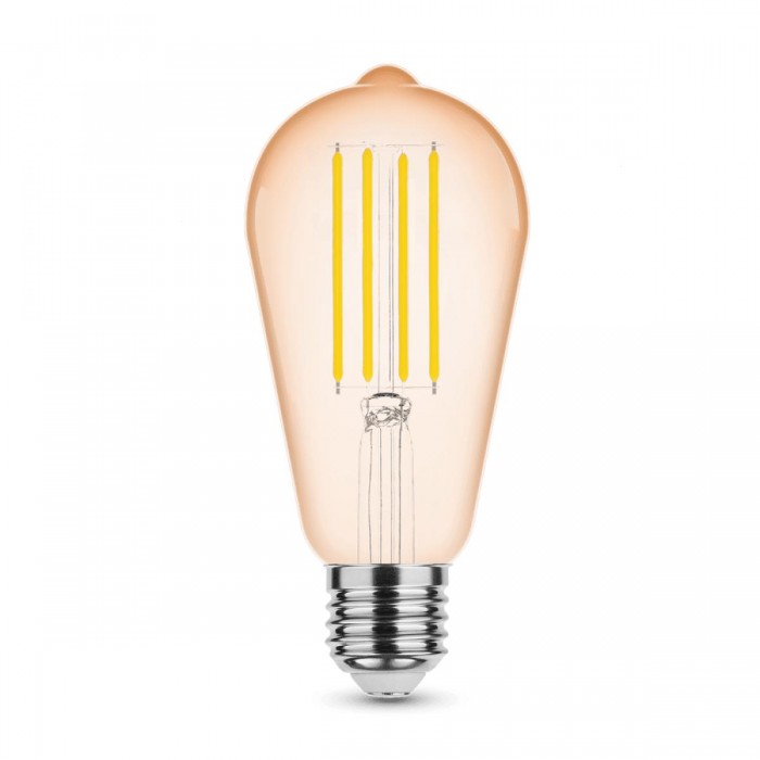 Modee Lighting Λαμπτήρας LED Filament Amber ST64 4W E27 320° 1800K (320 lumen) Modee Lighting Λαμπτήρας LED Filament Amber ST64 4W E27 320° 1800K (320 lumen)