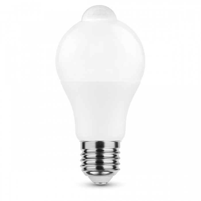 Modee LED Smart Σφαιρική Λάμπα με Αισθητήρα PIR A60 8,8W E27 270° 4000K (806 lumen)
