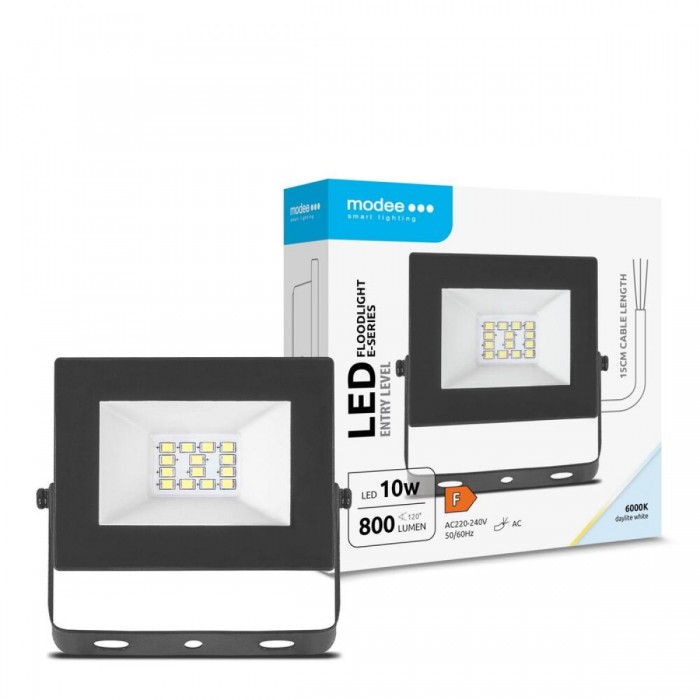Modee Lighting Προβολέας LED E-series Slim 10W 120° 6000K 800lm ERP Modee Lighting Προβολέας LED E-series Slim 10W 120° 6000K 800lm ERP