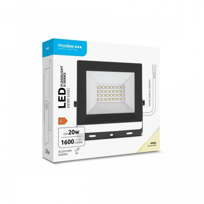 Modee Lighting LED Προβολέας E-series Slim 20W 120° 4000K 1600 lm ERP Modee Lighting LED Προβολέας E-series Slim 20W 120° 4000K 1600 lm ERP
