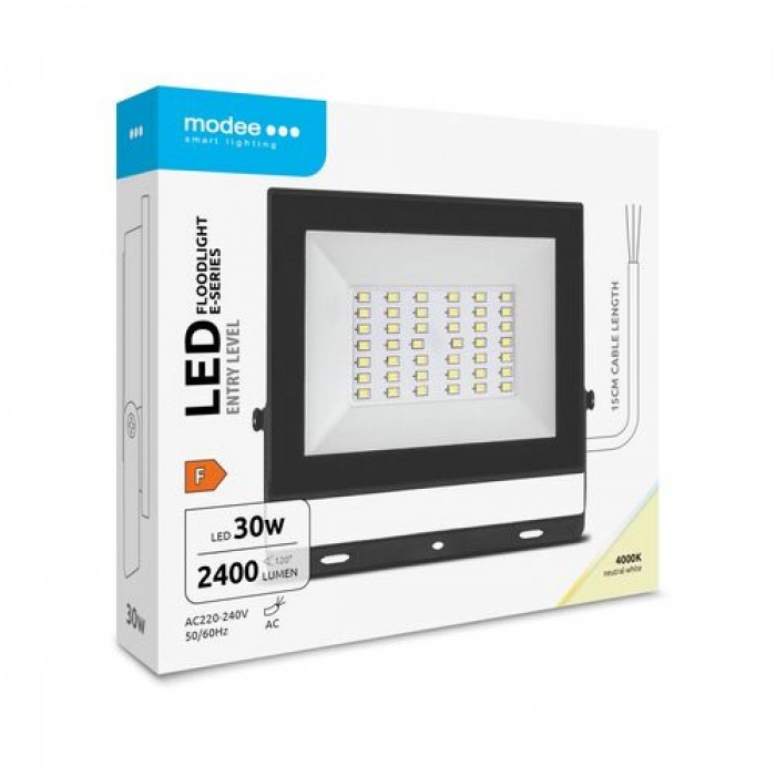 Modee Lighting LED Προβολέας E-series Slim 30W 120° 4000K 2400 lm ERP Modee Lighting LED Προβολέας E-series Slim 30W 120° 4000K 2400 lm ERP