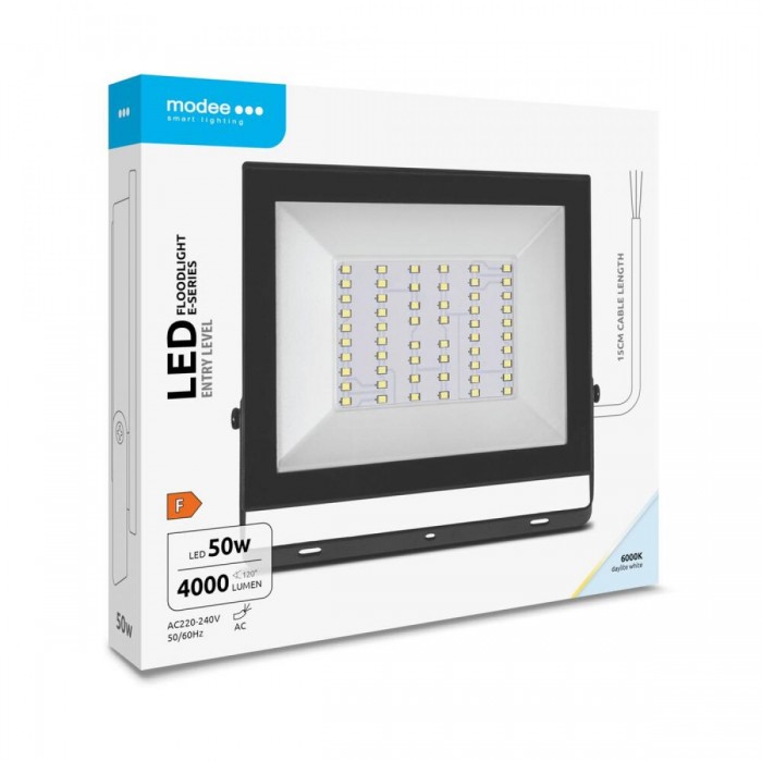 Modee Lighting LED Προβολέας E-series Slim 50W 120° 6000K 4000lm ERP Modee Lighting LED Προβολέας E-series Slim 50W 120° 6000K 4000lm ERP