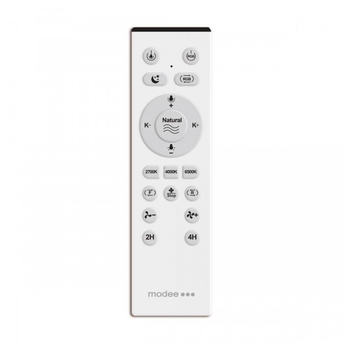 Modee Ανεμιστήρας Οροφής LED 30W RGB 3CCT με Τηλεχειριστήριο
