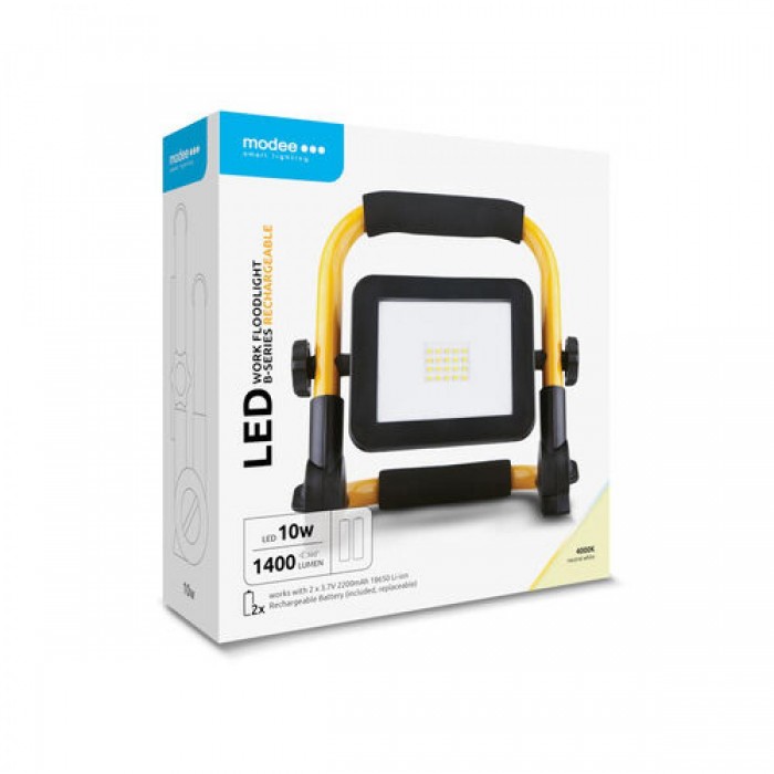 Modee LED Προβολέας εργασίας 10W 120° 4000K 4400mAh Modee LED Προβολέας εργασίας 10W 120° 4000K 4400mAh