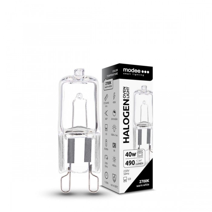 Modee Smart Lighting ECO Λάμπα Αλογόνου Φούρνου G9 40W Modee Smart Lighting ECO Λάμπα Αλογόνου Φούρνου G9 40W