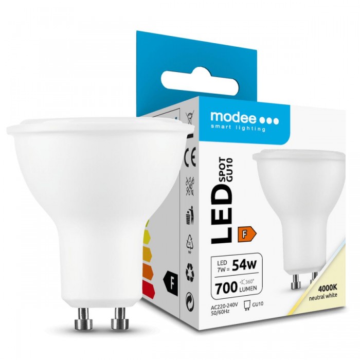 Modee Lighting LED Spot Λαμπτήρας 7W GU10 4000K ERP Modee Lighting LED Spot Λαμπτήρας 7W GU10 4000K ERP