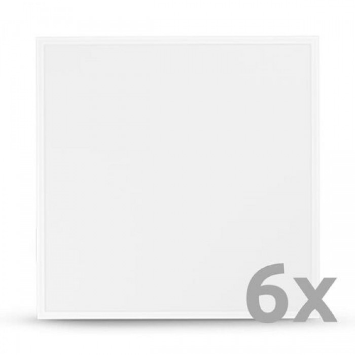 Modee Lighting LED Πάνελ BackLit 600×600 mm 36W 4000K UGR22 6τμχ