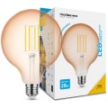 Modee Λαμπτήρας LED Filament Modee, Globe G125, Amber, 4W, E27, 320°, 1800K (360 lumen) dimmable
