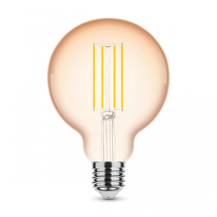 Modee Lighting Λαμπτήρας LED Filament Σφαιρικός G95 4W E27, Amber, 320°, 1800K (360 lumen) Modee Lighting Λαμπτήρας LED Filament Σφαιρικός G95 4W E27, Amber, 320°, 1800K (360 lumen)