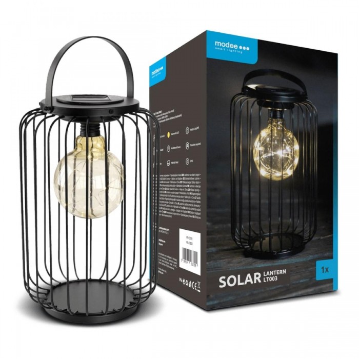 Modee Lighting LED Ηλιακό Φωτιστικό Κήπου H28xD17,5cm