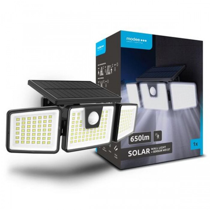 Modee Lighting Ηλιακός Προβολέας LED WS137 με Αισθητήρα (650 lumen) Modee Lighting Ηλιακός Προβολέας LED WS137 με Αισθητήρα (650 lumen)