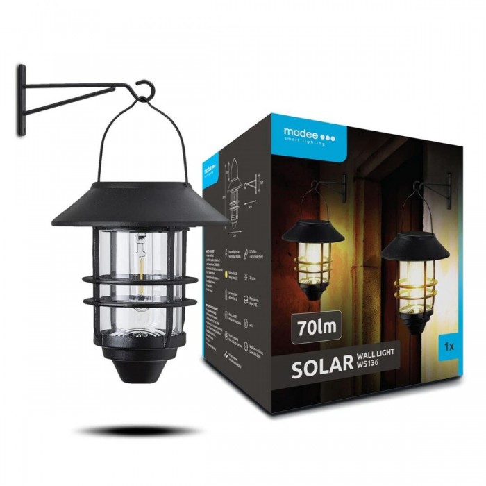 Modee Lighting Ηλιακό Φωτιστικό Τοίχου LED WS136 70 Lumens Modee Lighting Ηλιακό Φωτιστικό Τοίχου LED WS136 70 Lumens
