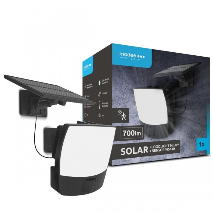 Modee Lighting Ηλιακός Προβολέας LED WS140 με Αισθητήρα 700lm Modee Lighting Ηλιακός Προβολέας LED WS140 με Αισθητήρα 700lm