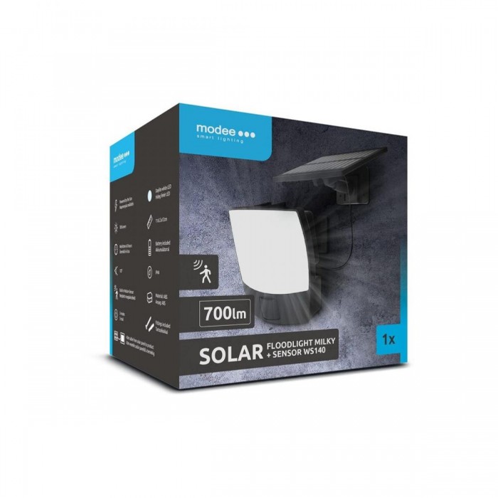 Modee Lighting Ηλιακός Προβολέας LED WS140 με Αισθητήρα 700lm Modee Lighting Ηλιακός Προβολέας LED WS140 με Αισθητήρα 700lm