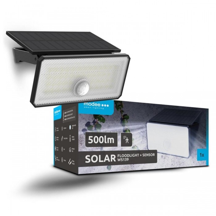 Modee Lighting Ηλιακός Προβολέας LED WS139 με Αισθητήρα 500lm Modee Lighting Ηλιακός Προβολέας LED WS139 με Αισθητήρα 500lm