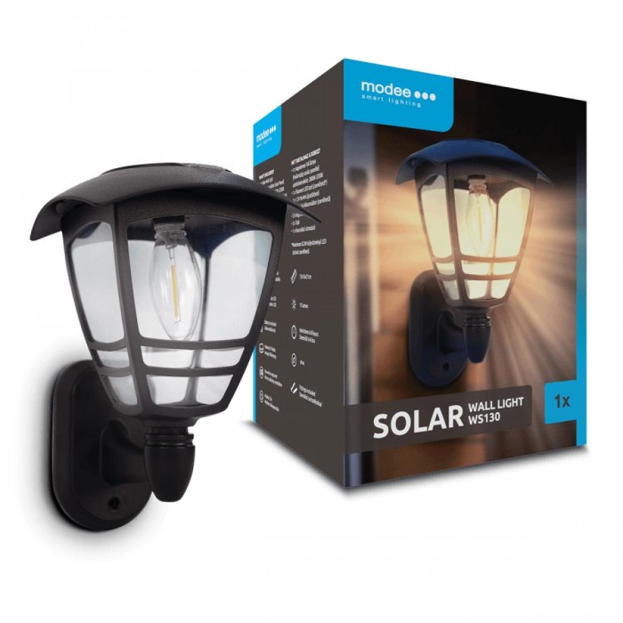 Modee Lighting LED Ηλιακό Φωτιστικό Τοίχου WS130 Modee Lighting LED Ηλιακό Φωτιστικό Τοίχου WS130