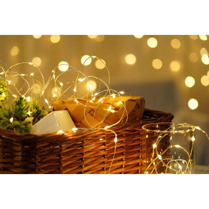 Modee Modee Χριστουγεννιάτικα Λαμπάκια LED μπαταρίας C1011 (100LED/5m/5cm) Θερμό Λευκό Modee Modee Χριστουγεννιάτικα Λαμπάκια LED μπαταρίας C1011 (100LED/5m/5cm) Θερμό Λευκό
