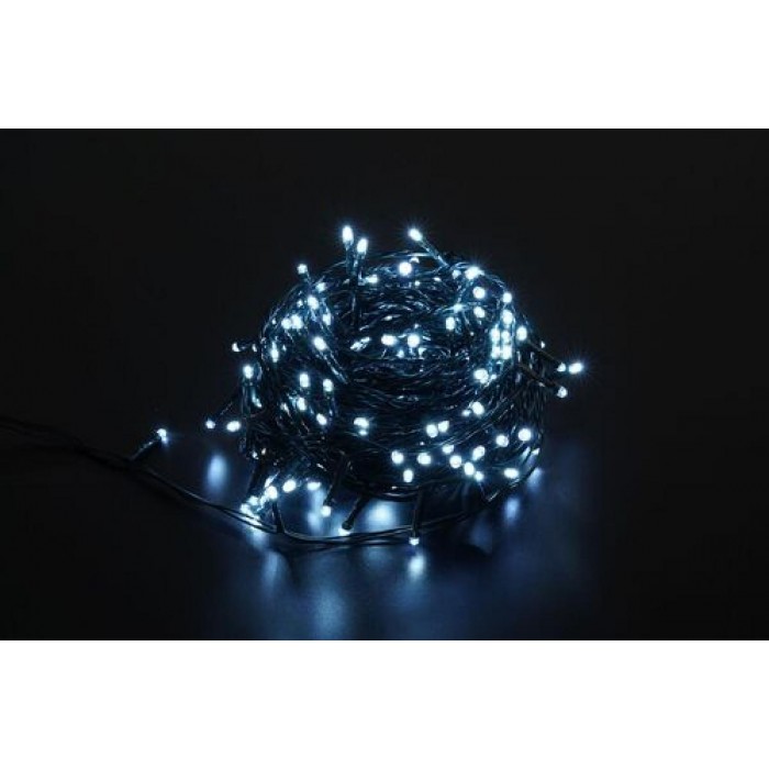 Modee Lighting Χριστουγεννιάτικα Φωτάκια LED με Τροφοδοτικό (100LED/10m/10cm) Ψυχρό